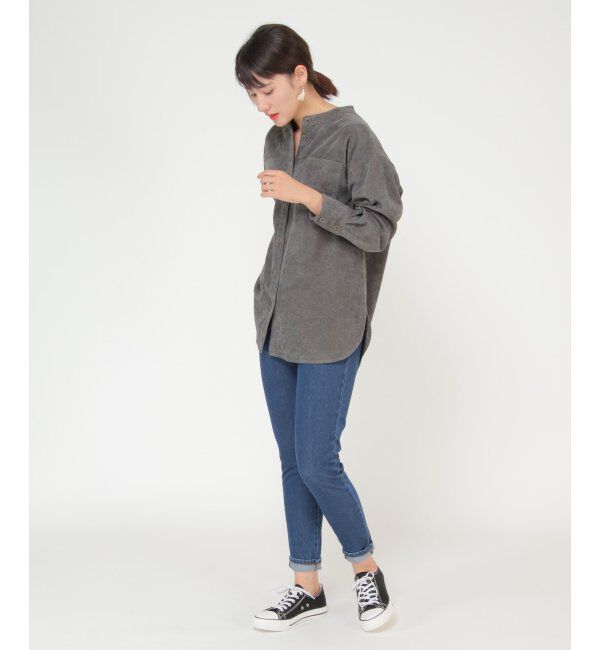 ikka「バンドカラーシャツ」|シャツ・ブラウス|