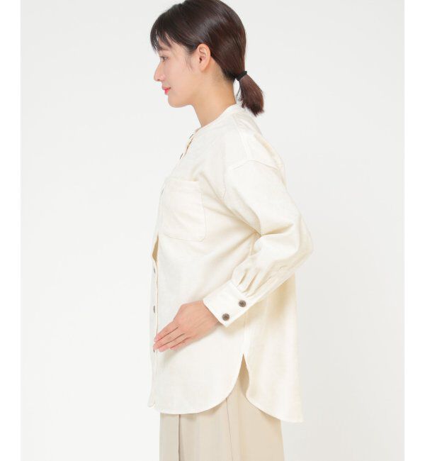 ikka「バンドカラーシャツ」|シャツ・ブラウス|