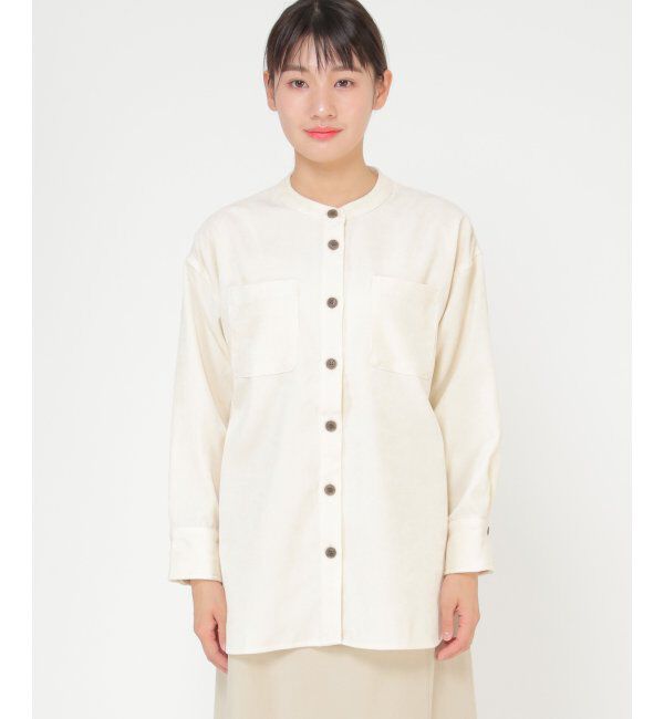 ikka「バンドカラーシャツ」|シャツ・ブラウス|