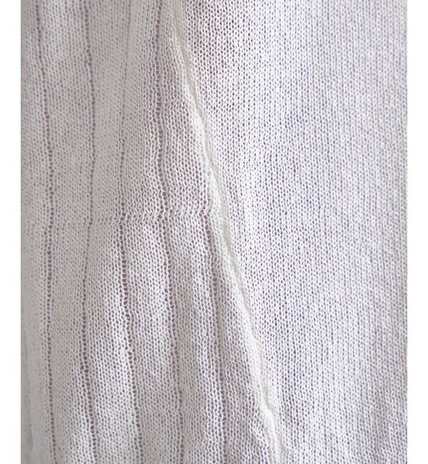 ikka「【洗濯機で洗える／接触冷感】針抜きシアーニットカーディガン【UVカット】」|その他|