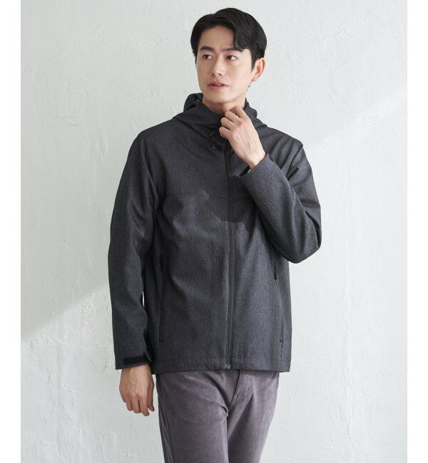 ikka「撥水メランジ ジップマウンテンパーカー」|その他|