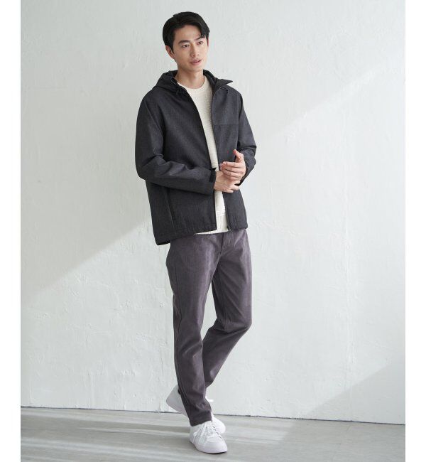 ikka「撥水メランジ ジップマウンテンパーカー」|その他|