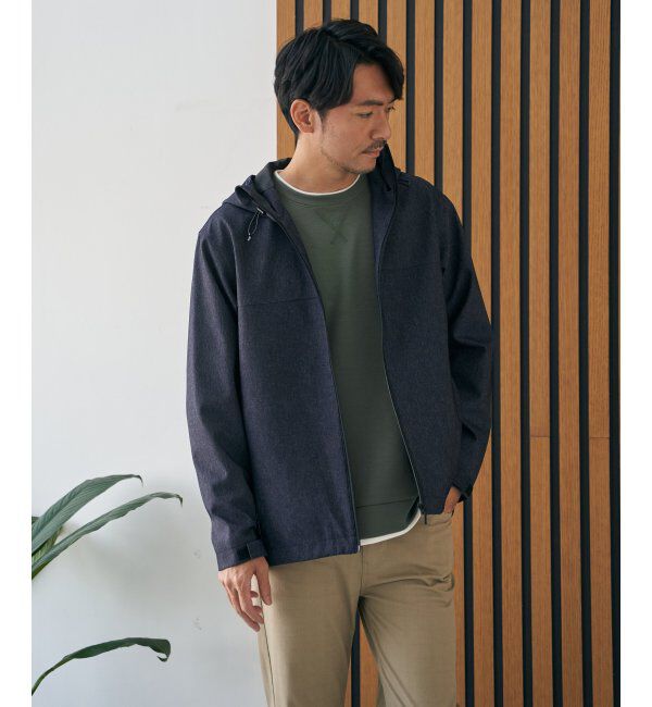 ikka「撥水メランジ ジップマウンテンパーカー」|その他|