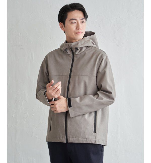 ikka「撥水メランジ ジップマウンテンパーカー」|その他|