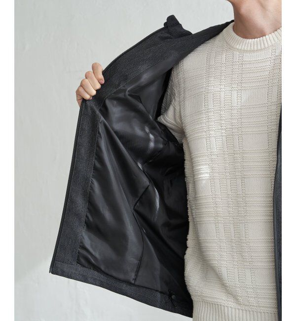 ikka「撥水メランジ ジップマウンテンパーカー」|その他|