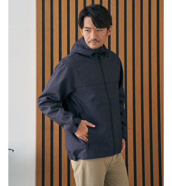 ikka「撥水メランジ ジップマウンテンパーカー」|その他|