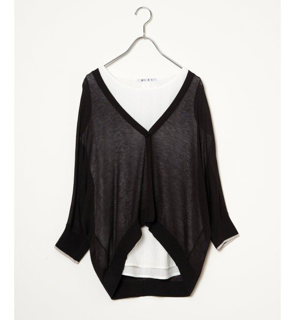 Lbc with Life「カーデノースリブラウスセット」|ニット・セーター|