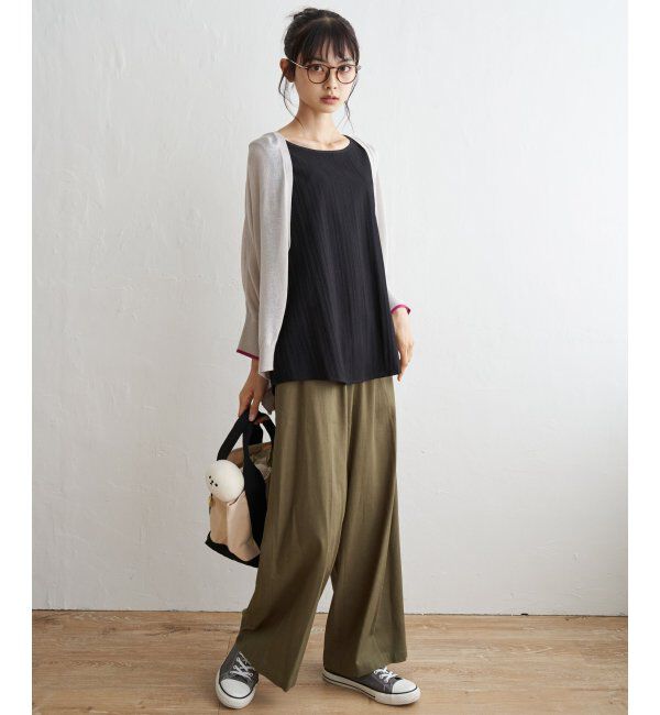 Lbc with Life「カーデノースリブラウスセット」|ニット・セーター|