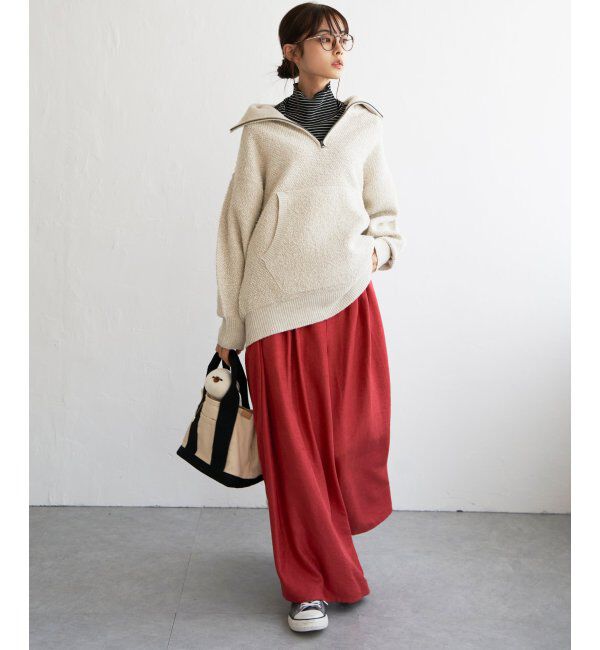 Lbc with Life「タックワイドガウチョパンツ」|その他|