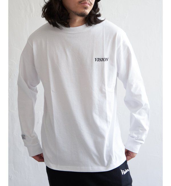 VENCE share style「VISION STREET WEAR ヴィジョンストリートウェア メッセージプリントロンT」|Tシャツ・カットソー|ホワイト