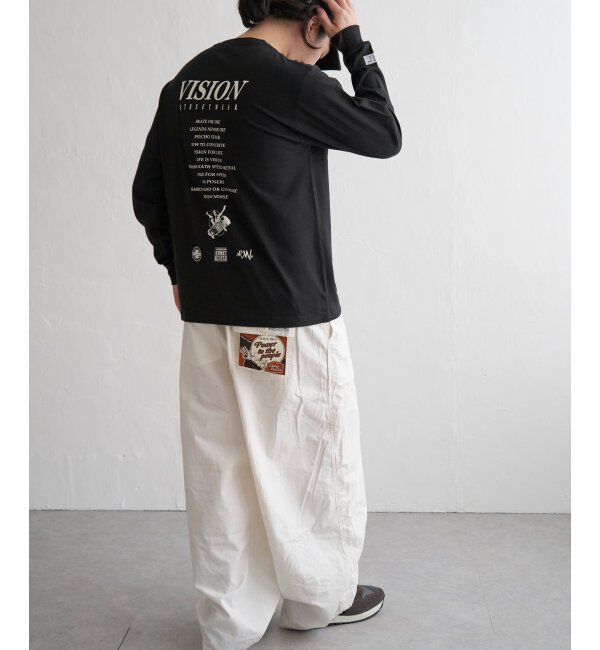 VENCE share style「VISION STREET WEAR ヴィジョンストリートウェア メッセージプリントロンT」|Tシャツ・カットソー|