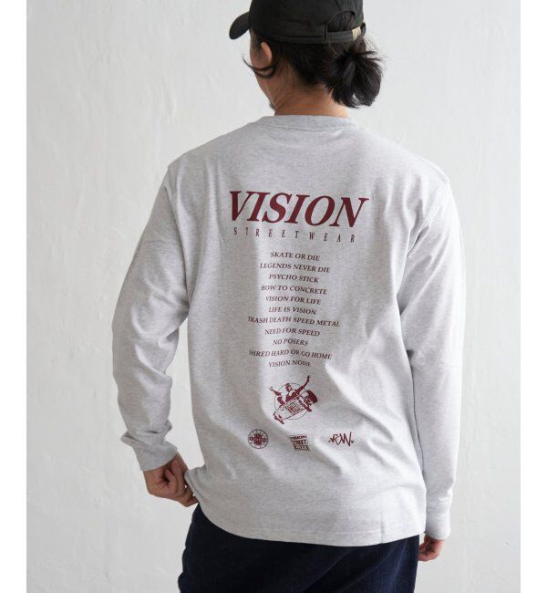 VENCE share style「VISION STREET WEAR ヴィジョンストリートウェア メッセージプリントロンT」|Tシャツ・カットソー|