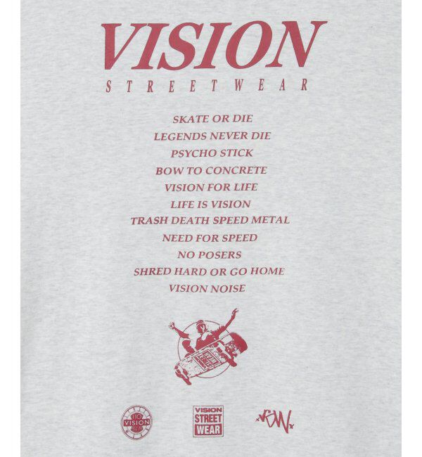 VENCE share style「VISION STREET WEAR ヴィジョンストリートウェア メッセージプリントロンT」|Tシャツ・カットソー|