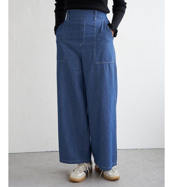 VENCE share style「6.5OZデニムベイカーパンツ」|デニム|