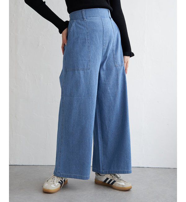 VENCE share style「6.5OZデニムベイカーパンツ」|デニム|