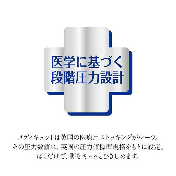  「メディキュット 寝ながらメディキュット スパッツ 骨盤テーピング付き EX (L)」|フットケア|