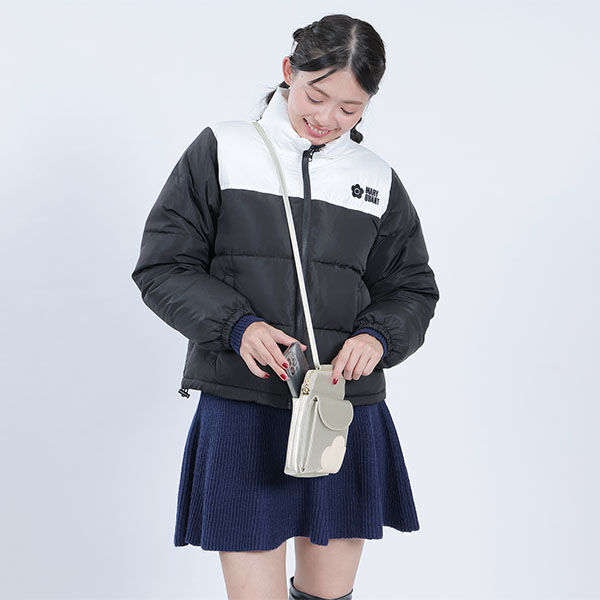 MARY QUANT「シュリンクデイジーペタル モバイルショルダー」|ショルダー・メッセンジャー|