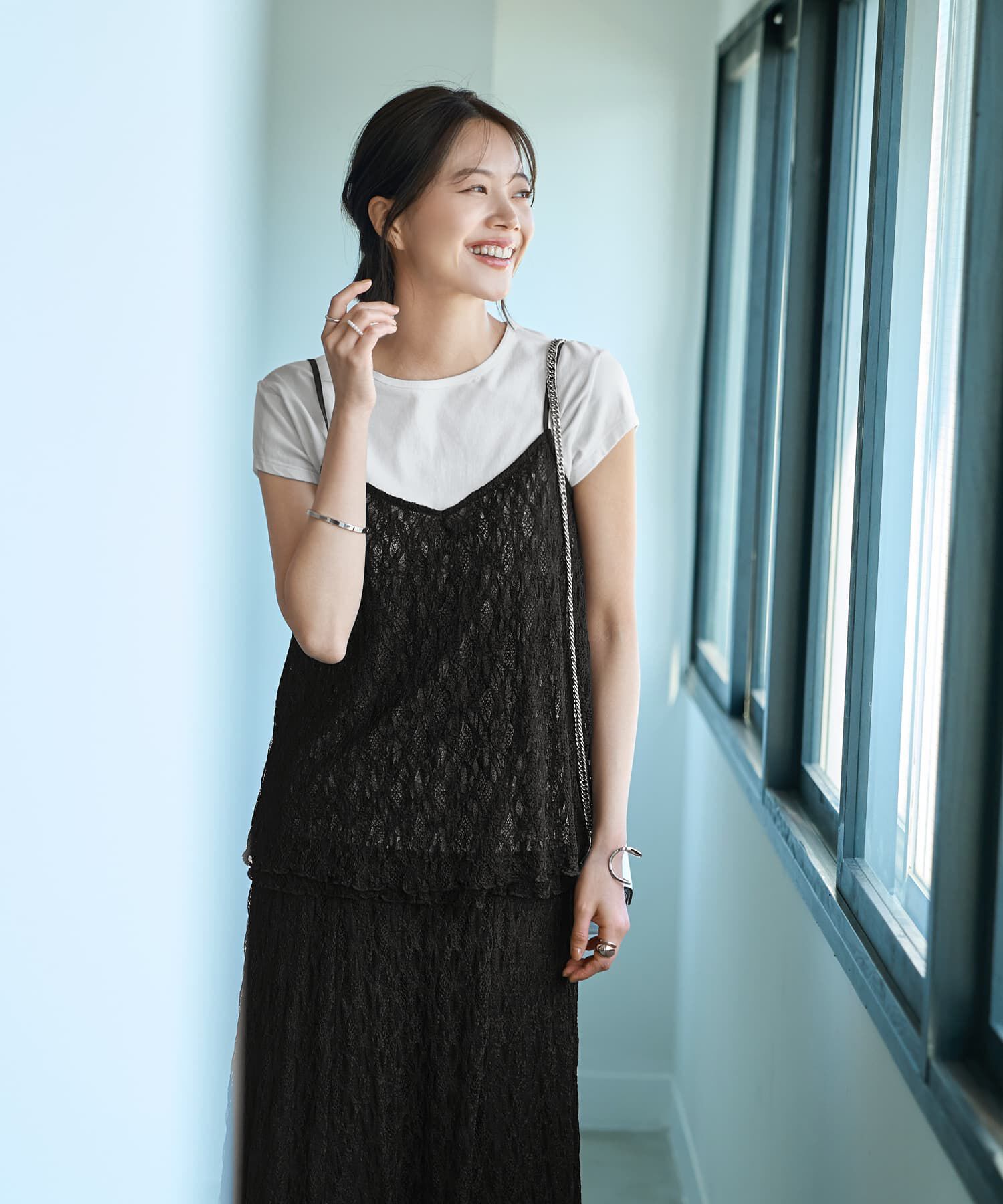 STYLE DELI「センシティブレースキャミソール」|キャミソール|