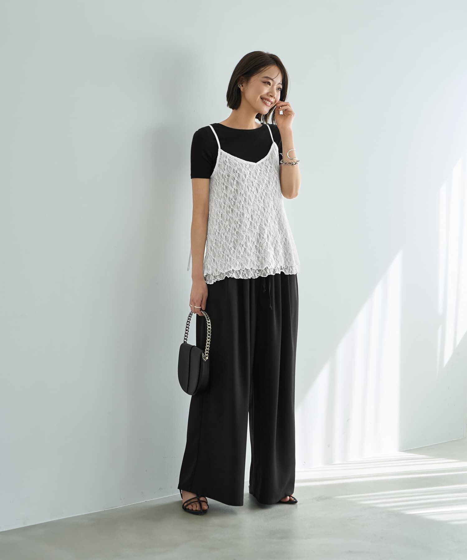 STYLE DELI「センシティブレースキャミソール」|キャミソール|