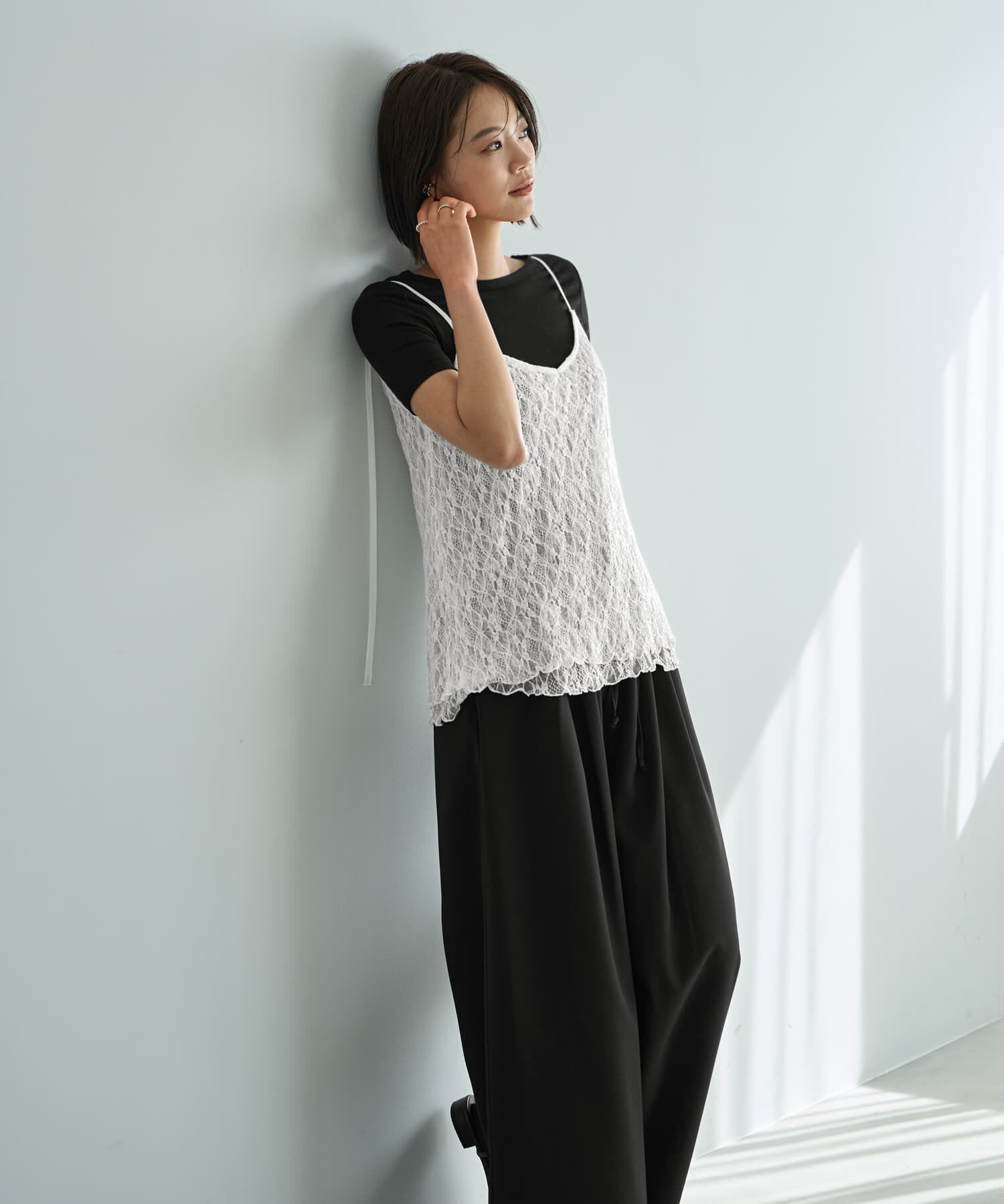 STYLE DELI「センシティブレースキャミソール」|キャミソール|