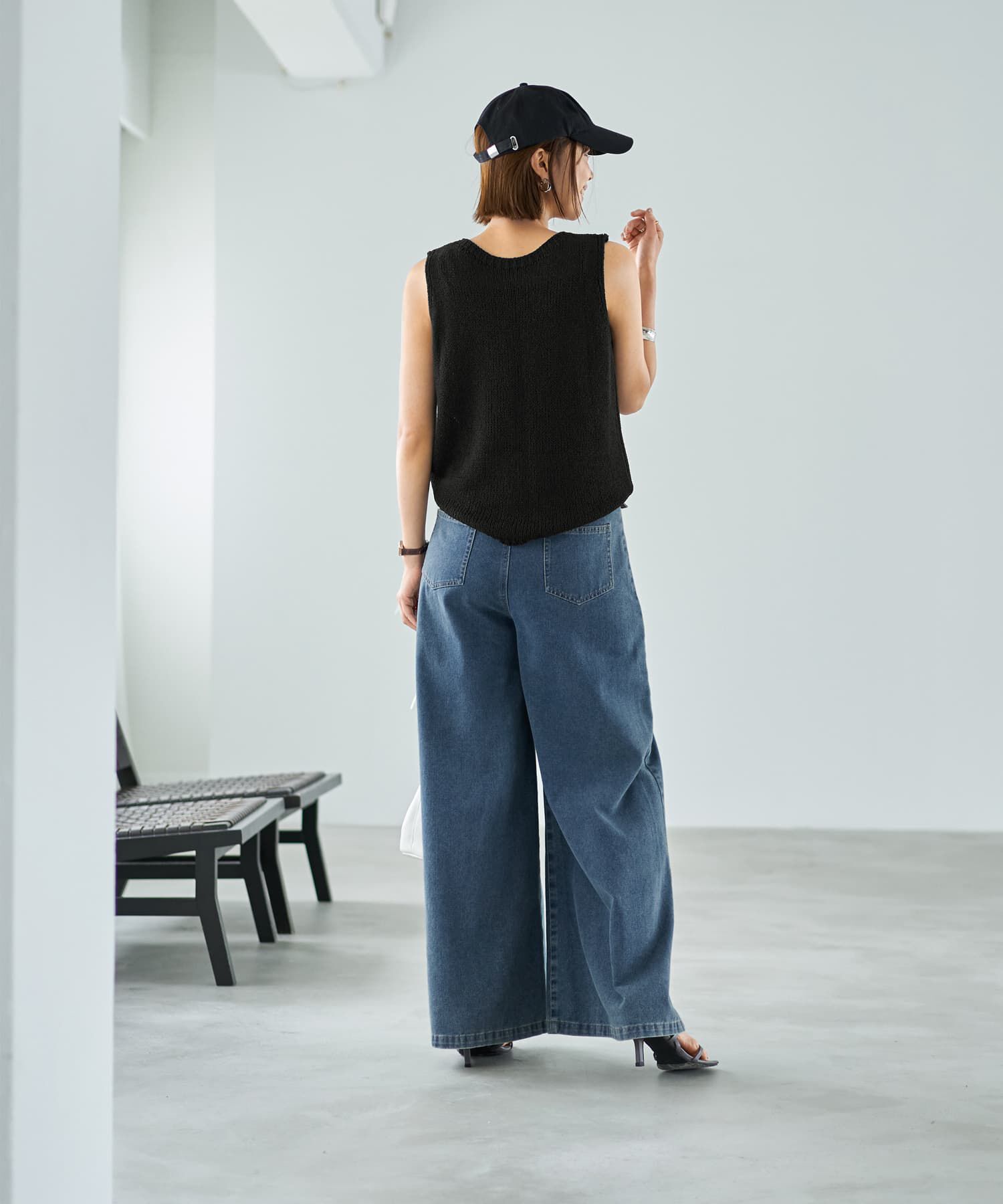 STYLE DELI「エフォートレス落ち感ニットタンクトップ」|ニット・セーター|