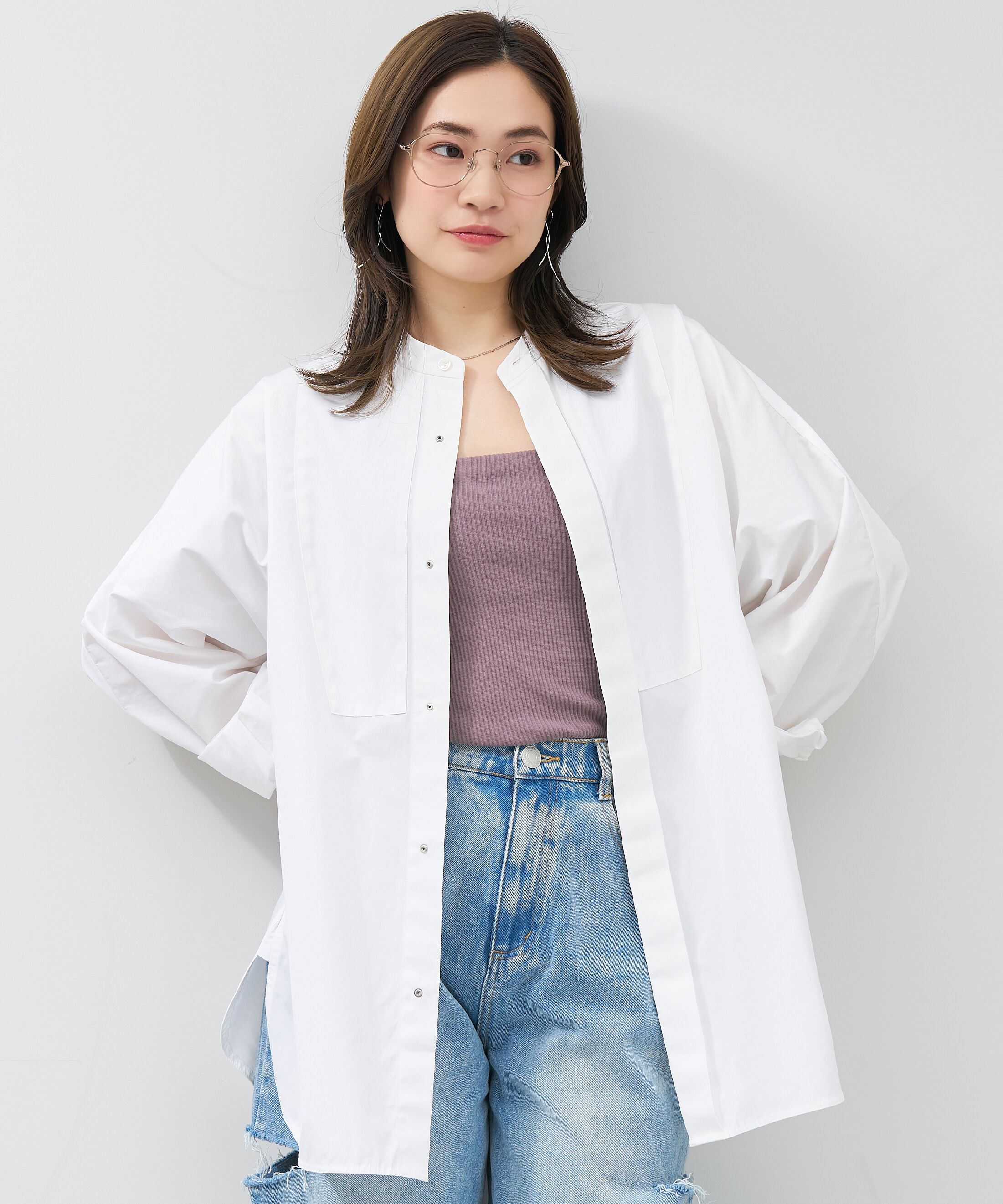  「ウェリントン クラウンパント 華奢なラインで大人可愛いメガネ 大きめサイズ 小顔 メタル レンズ交換券付き」|メガネ|