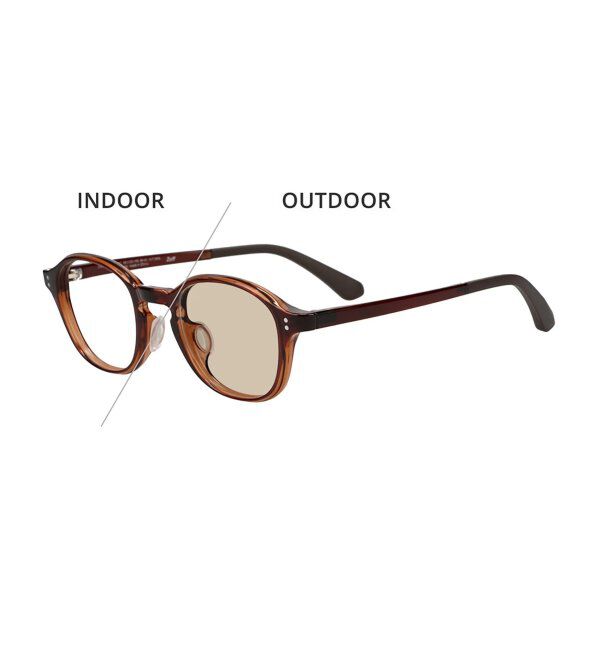  「ウェリントン型 調光サングラス レンズの色が変わるサングラス Zoff | YURIE OUTDOOR EDITION」|サングラス|