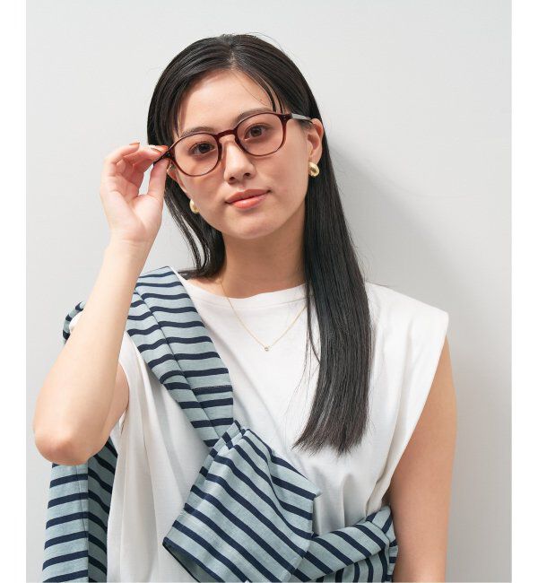  「ウェリントン型 調光サングラス レンズの色が変わるサングラス Zoff | YURIE OUTDOOR EDITION」|サングラス|