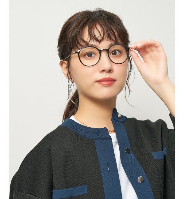  「ボストン型 メガネ 軽量 大人可愛い おうちメガネ 伊達メガネ レンズ交換券付」|メガネ|