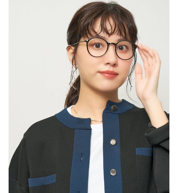  「ボストン型 メガネ 軽量 大人可愛い おうちメガネ 伊達メガネ レンズ交換券付」|メガネ|