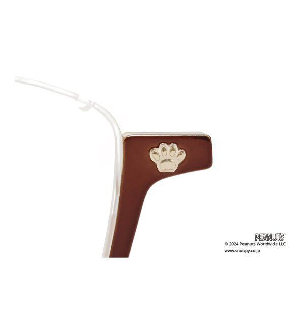  「スクエア型 メガネ |  Zoff PEANUTS COLLECTION 4 (リテラリーエース モデル) スヌーピー  レンズ交換券付」|メガネ|