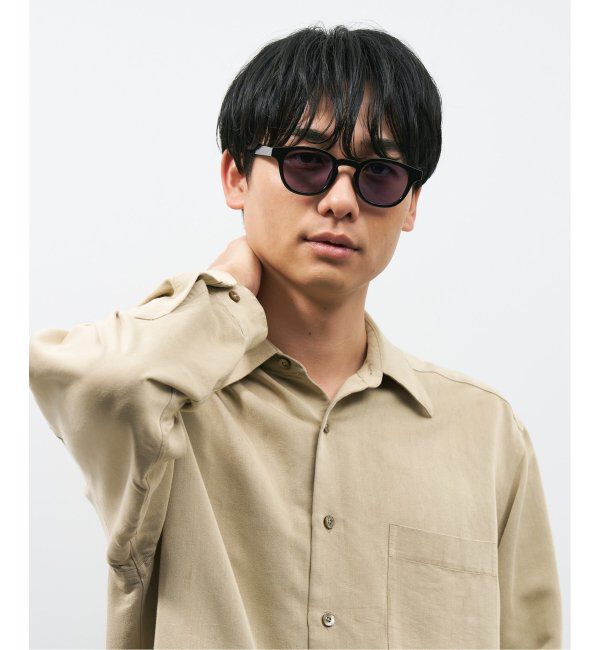  「ウエリントン型サングラス｜調光 レンズの色が変わる 軽量 紫外線防止｜Zoff｜」|サングラス|ブラック