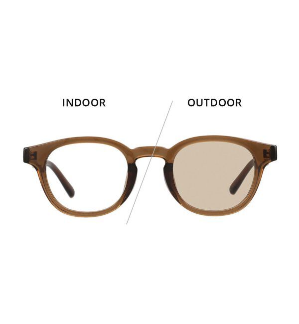  「ウエリントン型サングラス｜調光 レンズの色が変わる 軽量 紫外線防止｜Zoff｜」|サングラス|