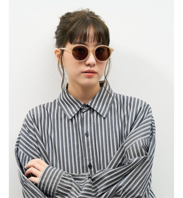  「ボストン型 サングラス | カラーレンズ 軽量 トレンド 紫外線対策 UVカット ユニセックス」|サングラス|