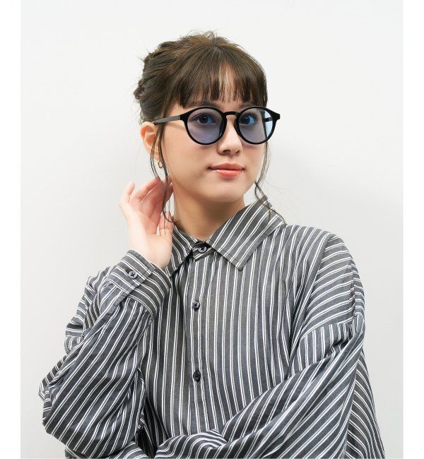  「ボストン型 サングラス | カラーレンズ 軽量 トレンド 紫外線対策 UVカット ユニセックス」|サングラス|