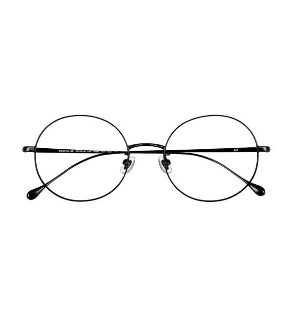  「ラウンド型 メガネ | 丸型メガネ チタン 軽量 メタルフレーム レディース 大人可愛い レンズ交換券付」|メガネ|