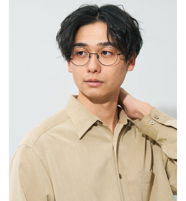  「ラウンド型 メガネ | 丸型メガネ チタン 軽量 メタルフレーム レディース 大人可愛い レンズ交換券付」|メガネ|