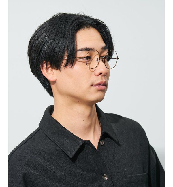  「ラウンド型 メガネ | 丸型メガネ チタン 軽量 メタルフレーム レディース 大人可愛い レンズ交換券付」|メガネ|