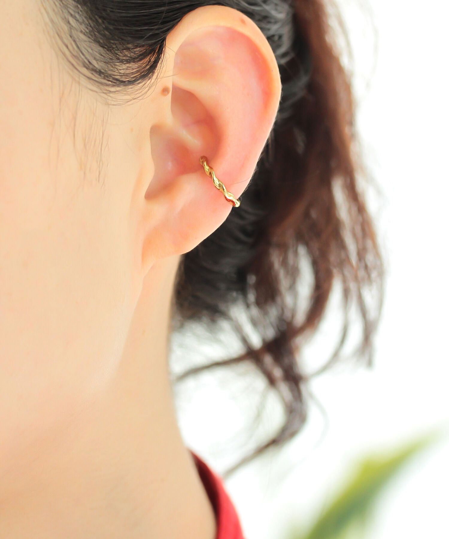  「silver925 2way グロウマット&times;ひねり イヤーカフ (ニッケルフリー)」|イヤーカフ|