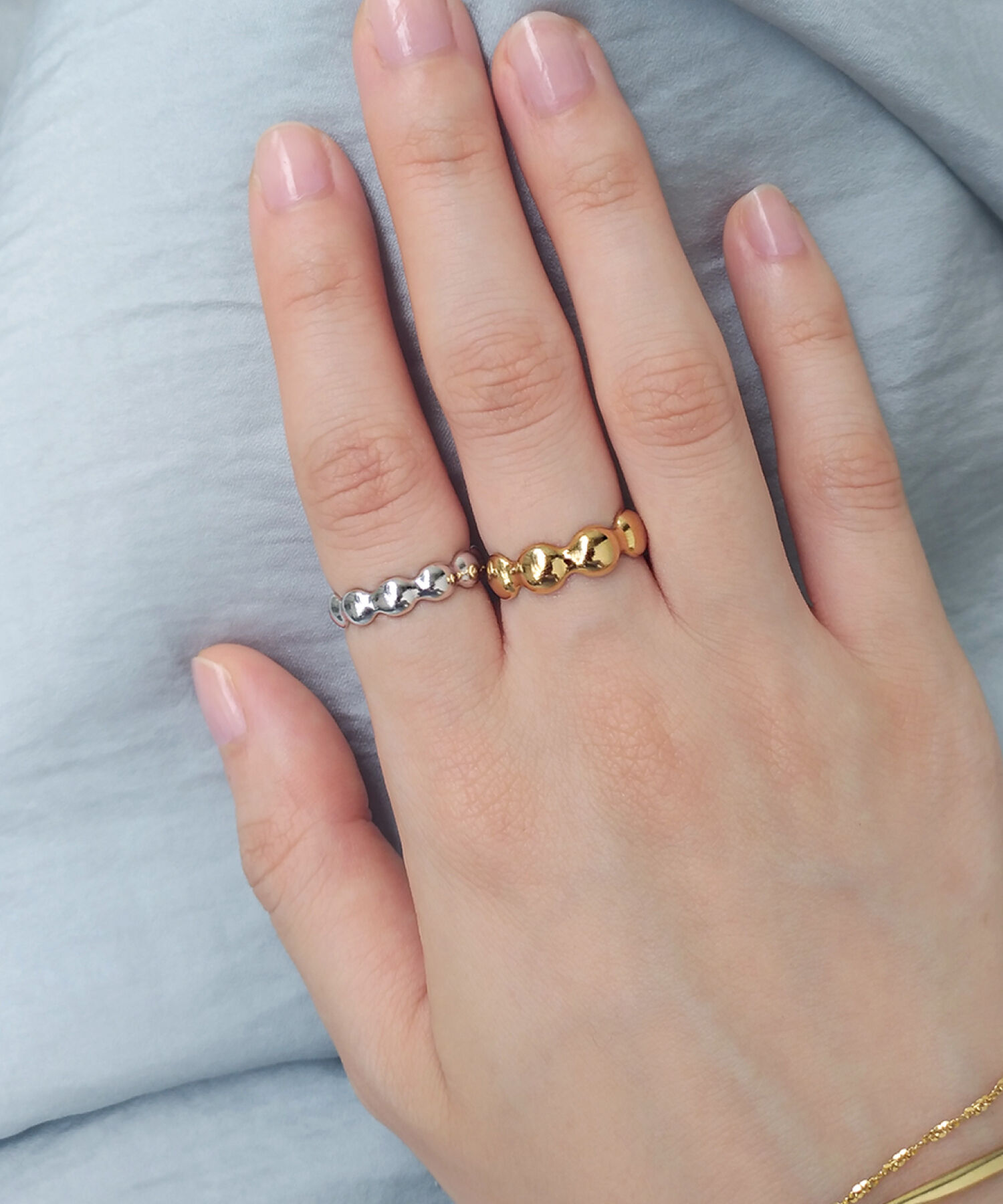  「silver925 ラウンドフォーム ラージ リング (ニッケルフリー)」|リング|