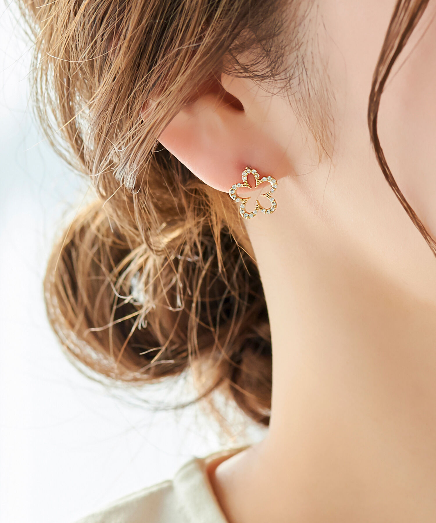 Phoebe「ブルームラインビジューピアス」|ピアス|