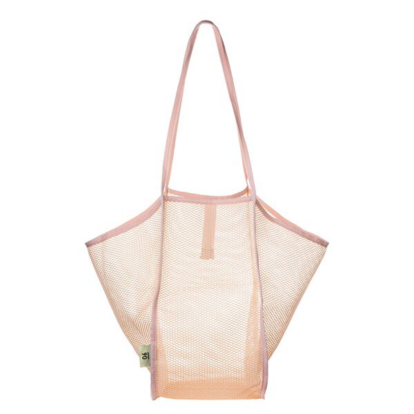  「折りたためるサブバッグ／メッシュコレクション」|トートバッグ|ライトピンク