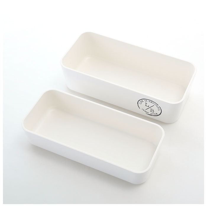 BACKYARD FAMILY「お弁当箱 2段 通販 ランチボックス 小学生 おしゃれ 弁当箱 女子 下段 280ml 上段」|食器・キッチングッズ|