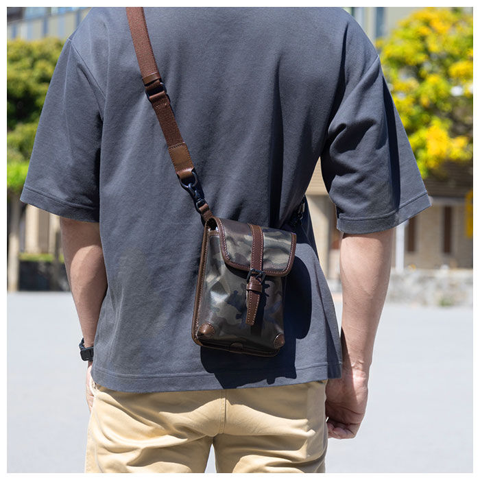 BACKYARD FAMILY「ショルダーバッグ メンズ 小さめ 通販 ミニショルダーバッグ 斜めがけ かっこいい スコッシュ」|ショルダー・メッセンジャー|