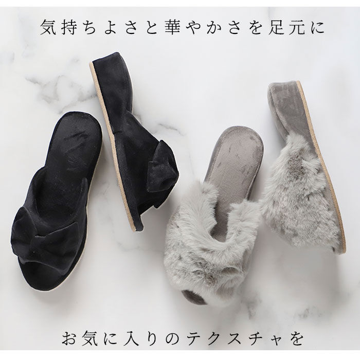 BACKYARD FAMILY「スリッパ ヒール 通販 ヒールスリッパ フォーマル 学校 授業参観 受験 約 5cm 4cm」|ルームシューズ|