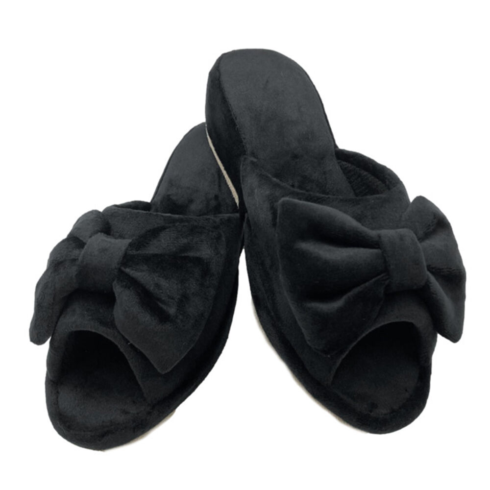 BACKYARD FAMILY「スリッパ ヒール 通販 ヒールスリッパ フォーマル 学校 授業参観 受験 約 5cm 4cm」|ルームシューズ|ブラック4