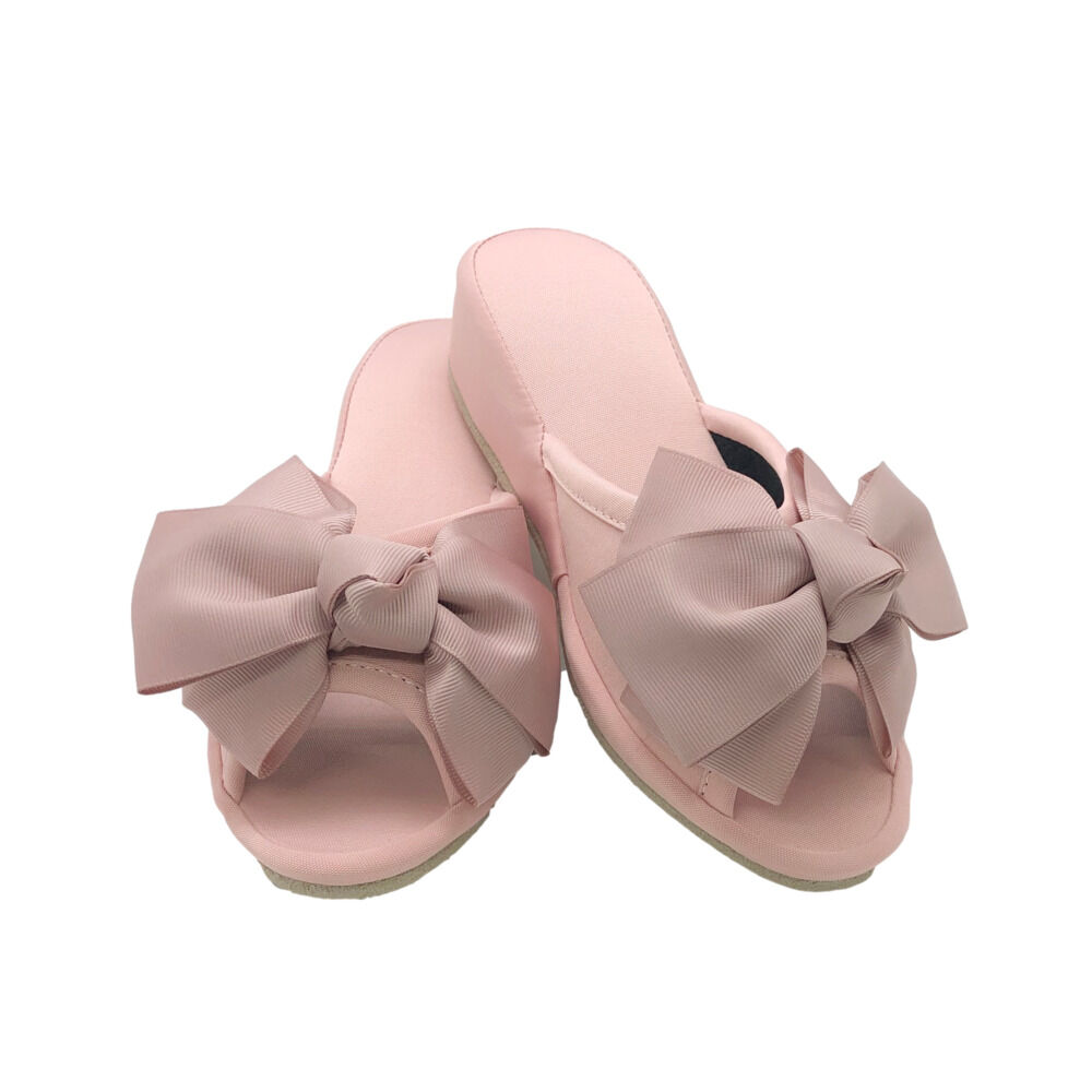 BACKYARD FAMILY「スリッパ ヒール 通販 ヒールスリッパ フォーマル 学校 授業参観 受験 約 5cm 4cm」|ルームシューズ|ピンク1