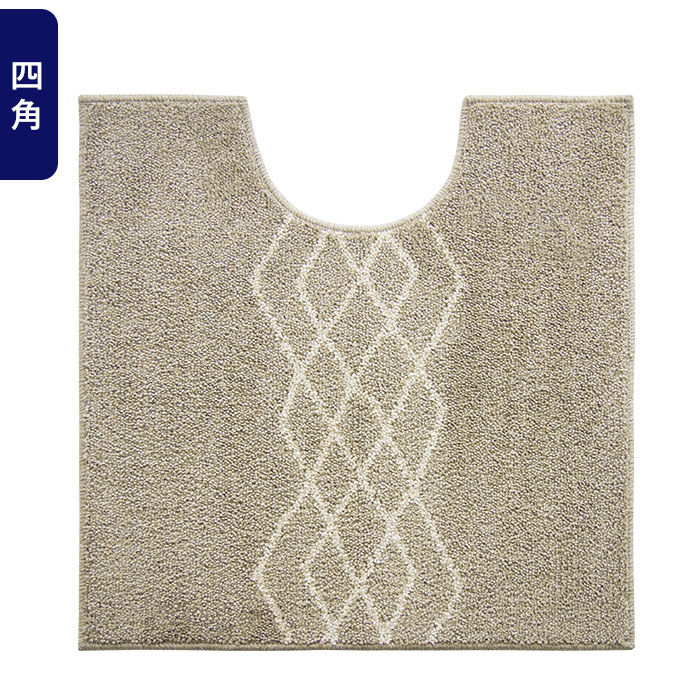 BACKYARD FAMILY「トイレ マット 洗える 通販 おしゃれ 洗える アイボリー ベージュ トイレマット トイレ用品」|トイレタリー・ランドリーグッズ|