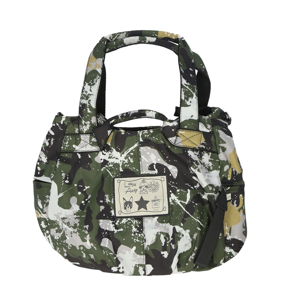 BACKYARD FAMILY「ショルダーバッグ レディース ナイロン 通販 Lyre バッグ ハンドバッグ ショルダーバック」|ショルダー・メッセンジャー|ブラック1