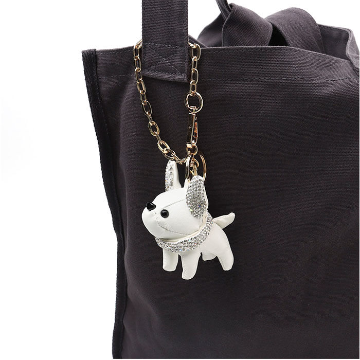 BACKYARD FAMILY「バッグチャーム 犬 通販 Lyre バッグアクセサリー チャーム 合成皮革 合皮 フェイクレザー」|その他|